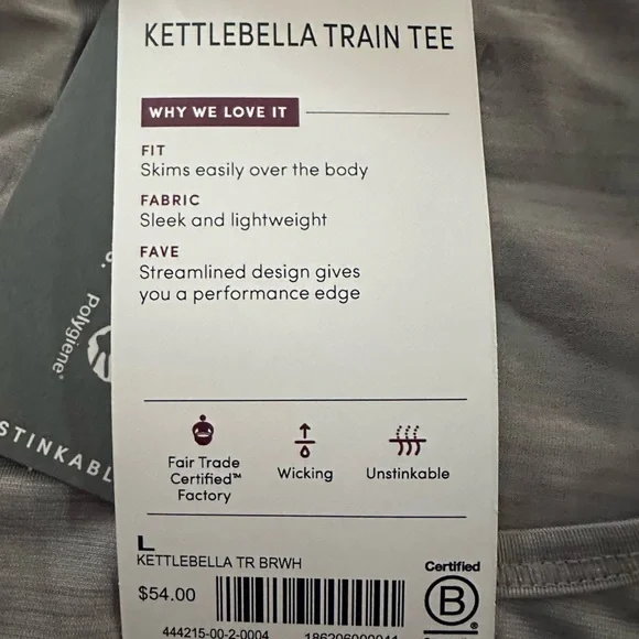 Athleta Short Sleeve Tee Black - Picture 2 of 4